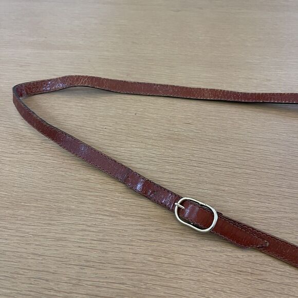 Vintage Made in Italy for The Broadway Leather Shoulder Crossbody Bag - Picture 6 of 11